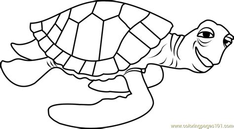 Crush The Turtle Coloring Page