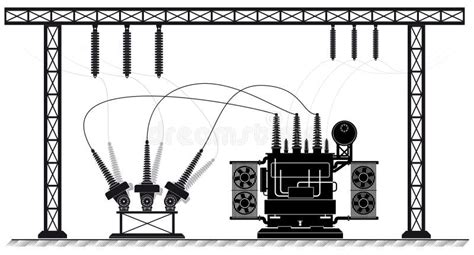 Substation Transformer Stock Illustrations – 1,471 Substation ...