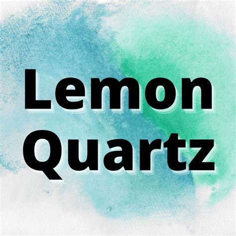 Lemon Quartz (Properties, Identification, Meaning) - Yes Dirt