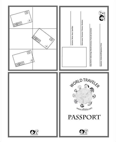 29+ Passport Templates for Students - Word, Excel | SmartColorlib ...