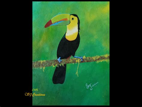 Belize National Bird - The Keel-Billed Toucan created by SJ Creations