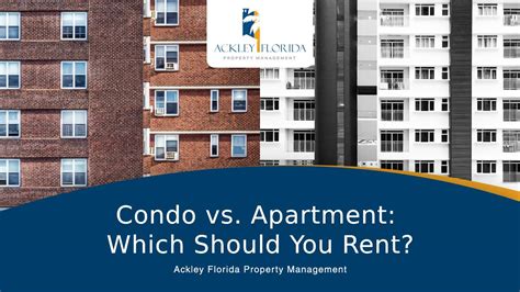 Blog on Condo vs Apartment Which Should You Rent | ackleyflorida.com ...