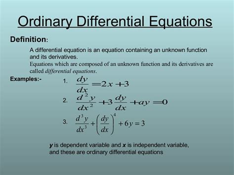 Introduction to Differential Equations