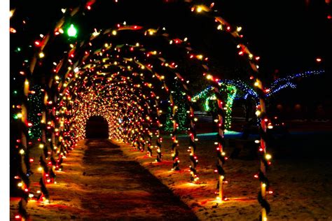 DIY Christmas Light Driveway Arch - Betty's Christmas House