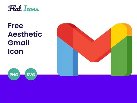 Free Gmail Aesthetic Icon - Flat Icons