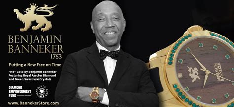 Russell Simmons wearing Benjamin Banneker Gold "Me" - Benjamin Banneker ...