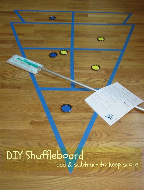 Relentlessly Fun, Deceptively Educational: DIY Shuffleboard Showdown