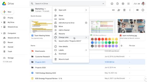 Google Workspace Updates: Customize the color of your folders and ...