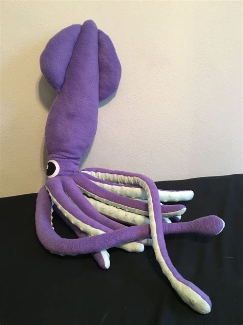 Custom Made to Order Small Giant Squid Plush 45 in long | Etsy