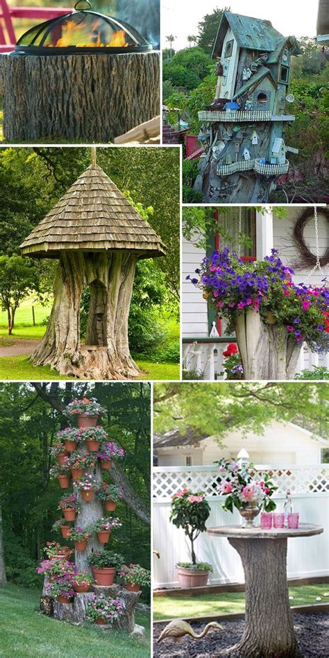 20+ Tree Stump Decor Ideas – DECOOMO