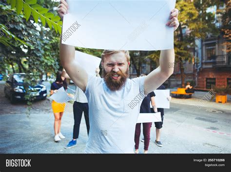 Group Protesting Young Image & Photo (Free Trial) | Bigstock