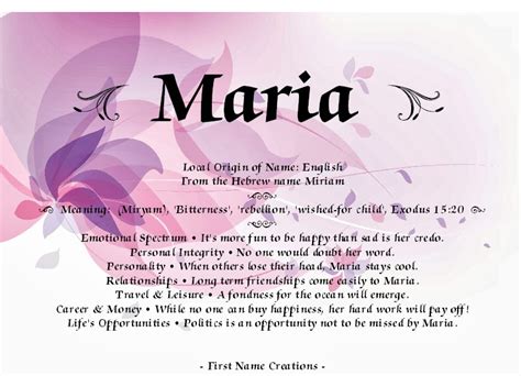 Maria Name Meaning In Bible - random business name