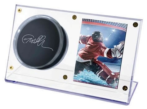 (1 NEW) Ultra Pro Acrylic Hockey Puck & Card Holder Display Case, Ultra ...