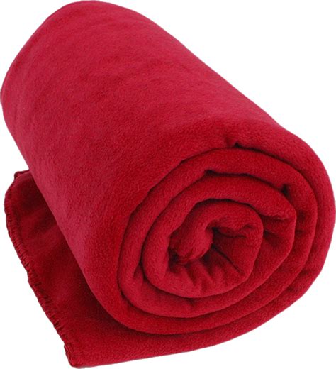 Red Fleece Blanket Soft Throw Cozy Bedding Free PNG | PNG All