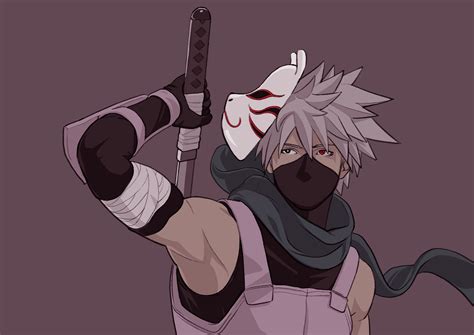 Fan art of Anbu Kakashi : Naruto | Kakashi anbu, Anime naruto, Kakashi