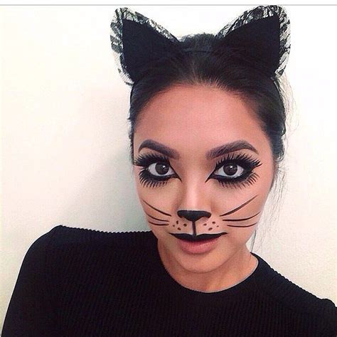 How to draw cat eyes makeup for halloween | gail's blog