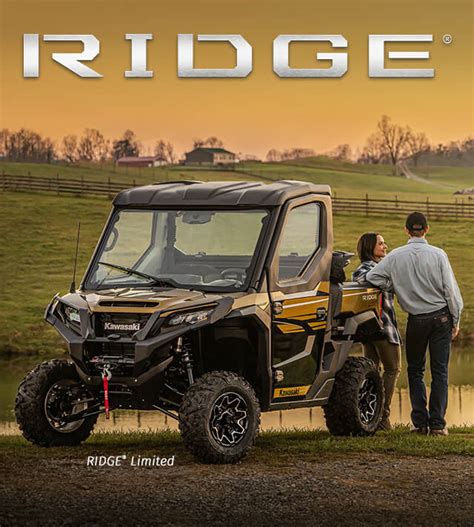 Kawasaki RIDGE® Family | Premium Sport Utility Side x Sides