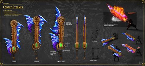 ArtStation - Monster Hunter Weapons Concepts