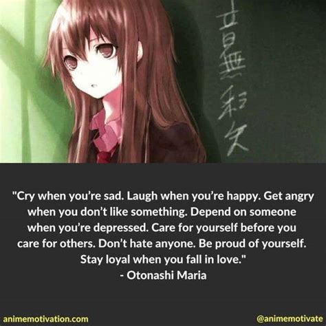 25 Relatable Anime Quotes About Depression You Won't Forget