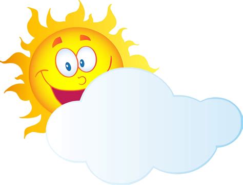 Sun And Cloud Cartoon Clipart - ClipArt Best