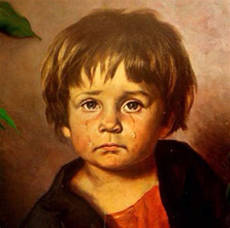 The Curse of ‘The Crying Boy’ Paintings - Mundo Seriex