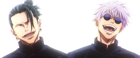 Jujutsu Kaisen Anime Satoru Gojo Suguru Geto Anime Screenshot Laughing ...