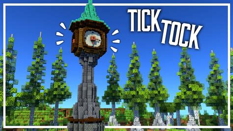 How to Build a Working Clock Tower | Minecraft Tutorial - YouTube