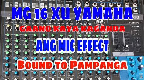 Review Dan Mengenal Mixer Yamaha MG16XU (Part 1)