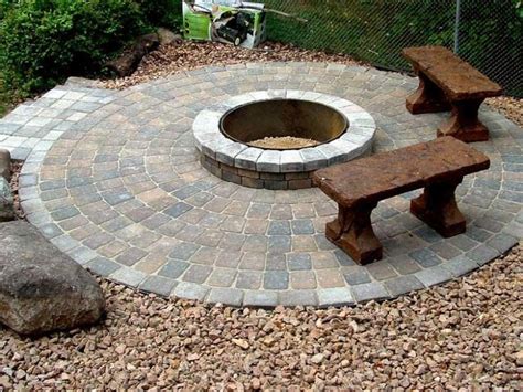 DIY flagstone patio | Fire pit landscaping, Small fire pit, Outside ...