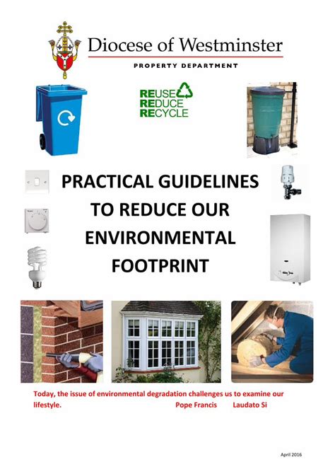 (PDF) PRACTICAL GUIDELINES TO REDUCE OUR ENVIRONMENTAL FOOTPRINT ...