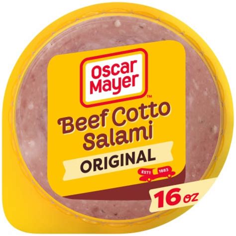 Oscar Mayer Beef Cotto Salami Sliced Lunch Meat, 16 oz - Ralphs