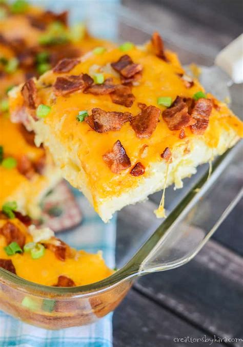 Bacon Breakfast Casserole - Creations by Kara