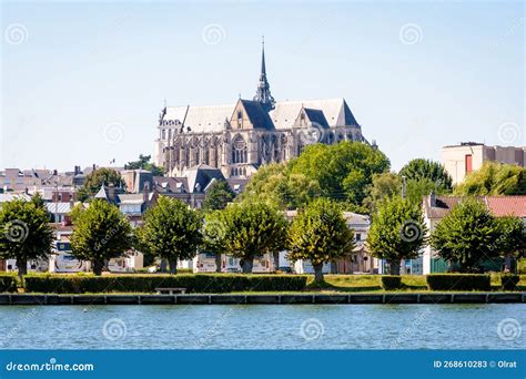 Basilica of Saint-Quentin, France Editorial Stock Photo - Image of ...