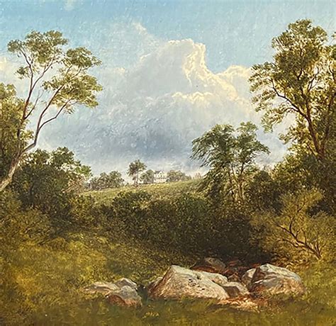 David Johnson - Landscape with Mansion, 1863 by David Johnson (American ...