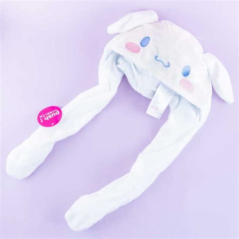 Fluffy Cinnamoroll Hat With Movable Ears | Kawaii hat, Fluffy, Hats