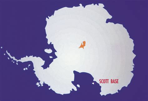 Map of Antarctica showing location of Scott Base | Antarctica NZ