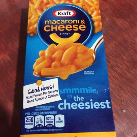 Kraft Macaroni And Cheese Nutritional Info | Blog Dandk