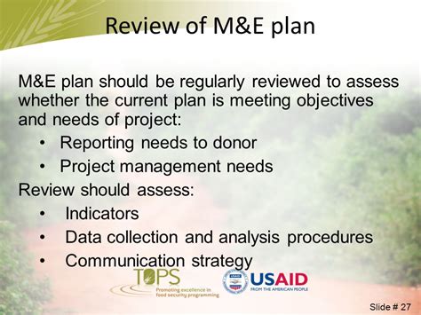 M&E Plan Overview M&E Capacity Strengthening Workshop Addis Ababa - ppt ...