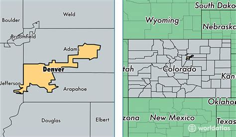 Denver Co County Map - Hiking In Map