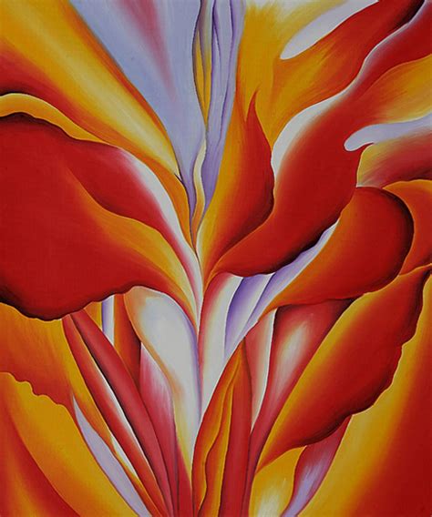 Red Canna 1924 | Georgia o keeffe paintings, O keeffe paintings ...