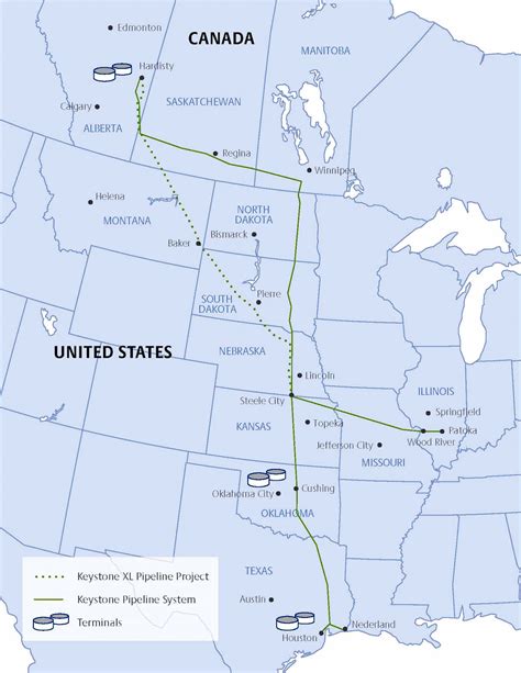 Map Of Keystone Xl Pipeline 2024 Map - Maura Sherrie