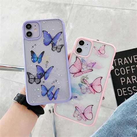 Gimfun Cute Laser Card Butterfly Phone Case for IPhone13 Pro Max 13 13 ...