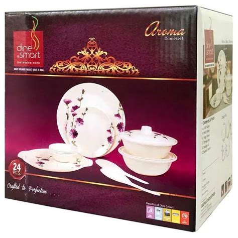 Dinesmart Aroma Melamine Dinner Set (24 pcs) - JioMart