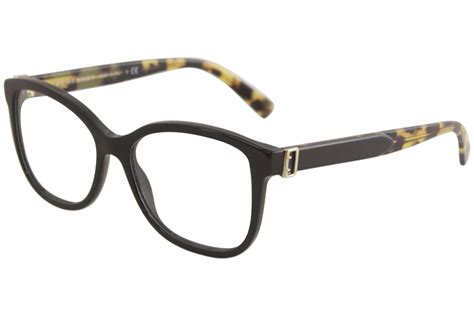 Burberry Women's Eyeglasses BE2252 BE/2252 3633 Black/Havana Optical ...