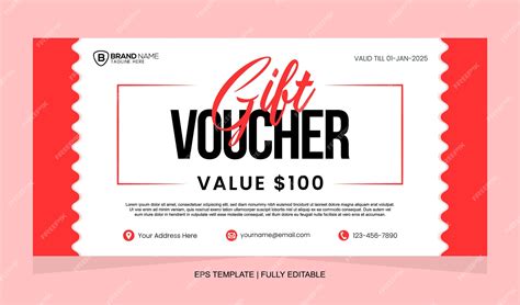 Premium Vector | Vector Gift Voucher Design Template. Gift Voucher ...