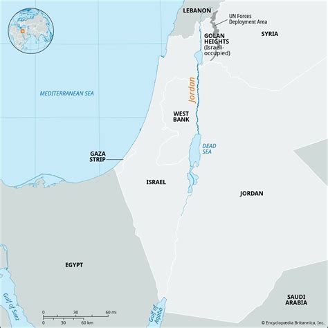 Jordan Valley Israel Map