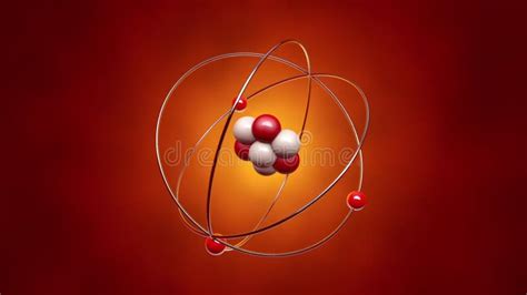 Atom. 3D animation stock footage. Video of energy, fusion - 89880780