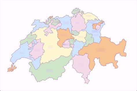 Géographie - Les cantons suisses Diagram | Quizlet