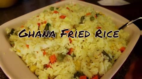 Authentic Ghana Fried Rice | "Check-Check" - YouTube