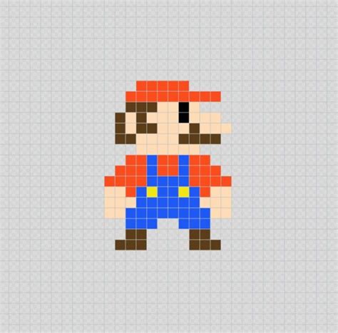 Mario - Mario bros (Videojuego) Pixel Art Patterns | Pixel art ...